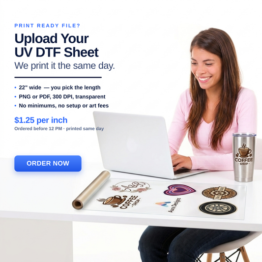 Upload Your UV DTF Gang Sheet